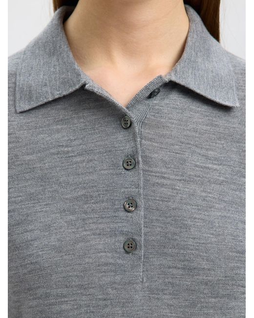 SELECTED Gray Pullover Slfthea