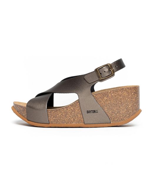 Bayton Brown Riemensandale 'Rea'