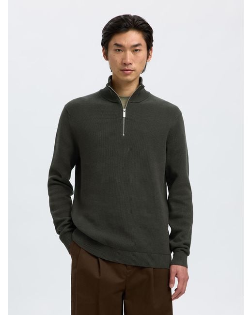 SELECTED Pullover Slhdane in Green für Herren