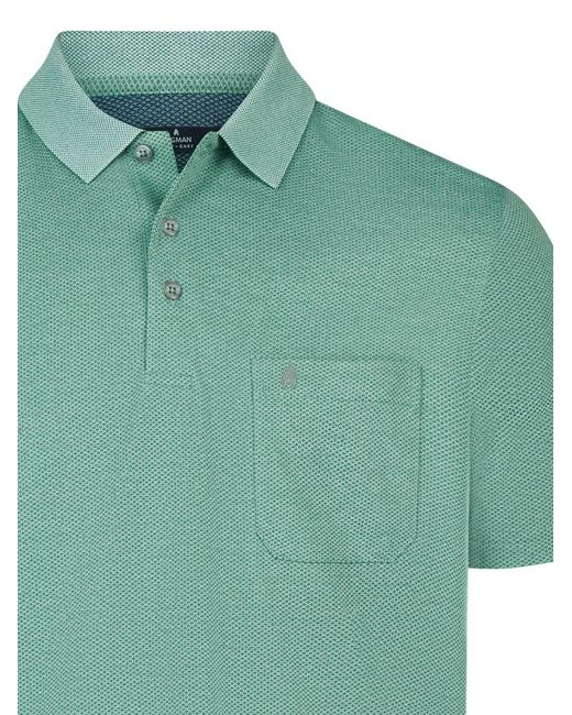 RAGMAN Shirt Basic in Green für Herren