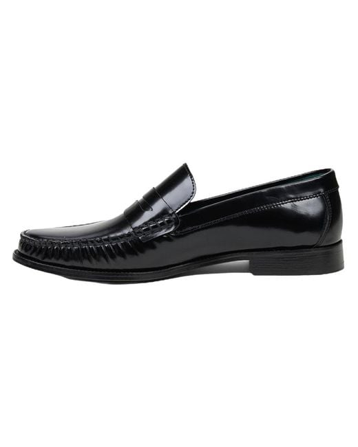 Desa Mokassin Slipper in Black für Herren