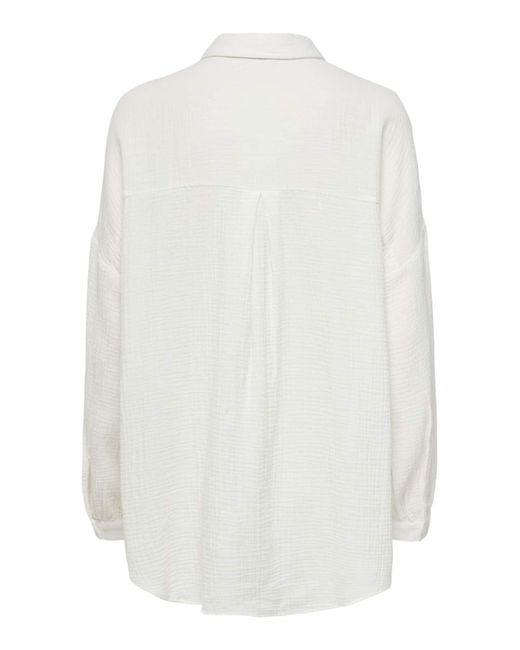 ONLY White Bluse Onlthyra