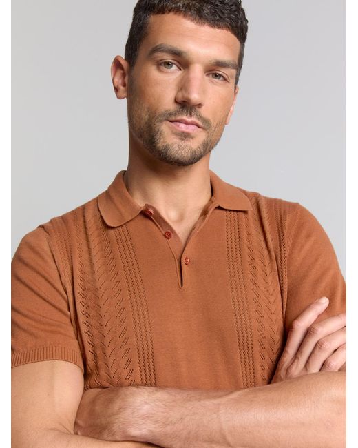 No Excess Poloshirt in Brown für Herren