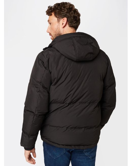 Solid Winterjacke in Black für Herren