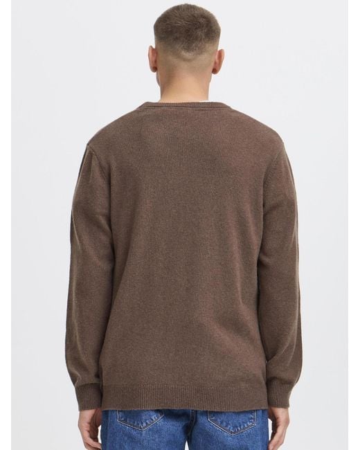 Solid Strickpullover Sdrick in Brown für Herren