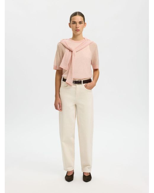 SELECTED Pink Pullover