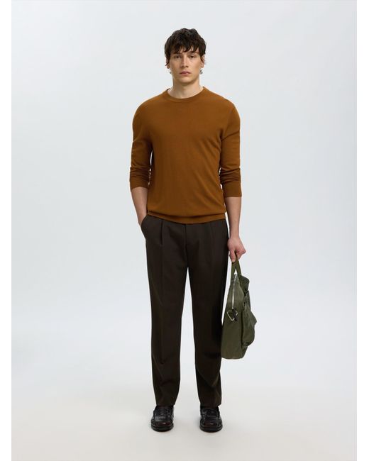 SELECTED Pullover Slhtray in Brown für Herren