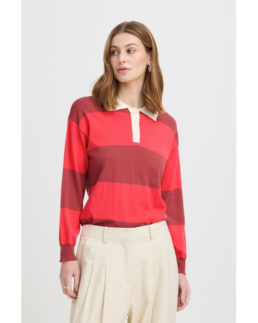 Ichi Red Pullover Boston