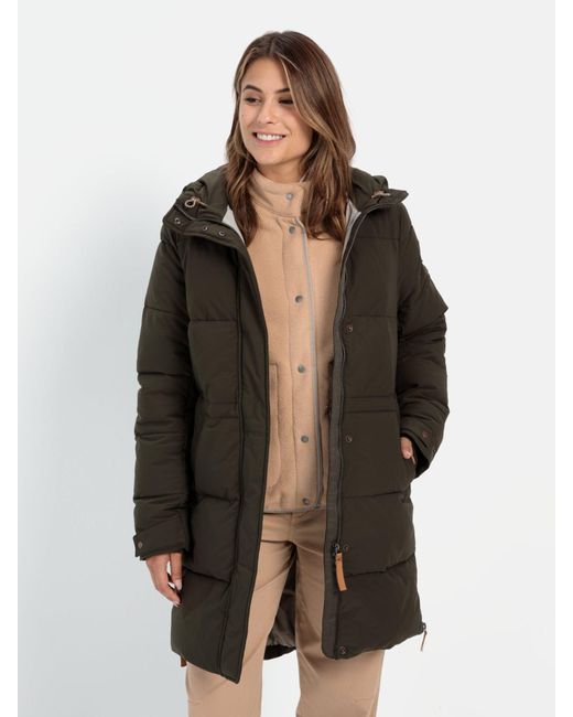 Camel Active Black Gesteppte Jacke Mit Daunenartiger Füllung