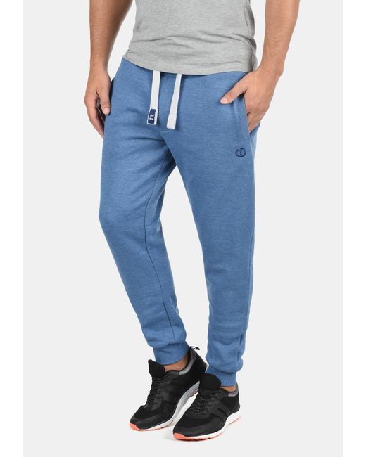 Solid Jogginghose 'benn' in Blue für Herren
