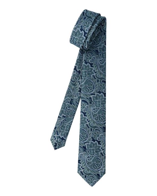 Willen Krawatte Marine Paisley in Blue für Herren