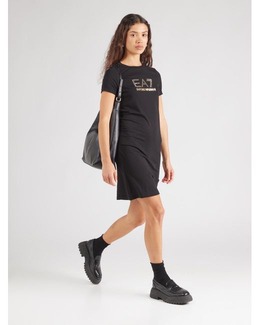 EA7 Black Kleid Train Evolution
