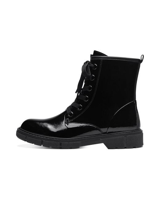 Marco Tozzi Black Schnürstiefelette
