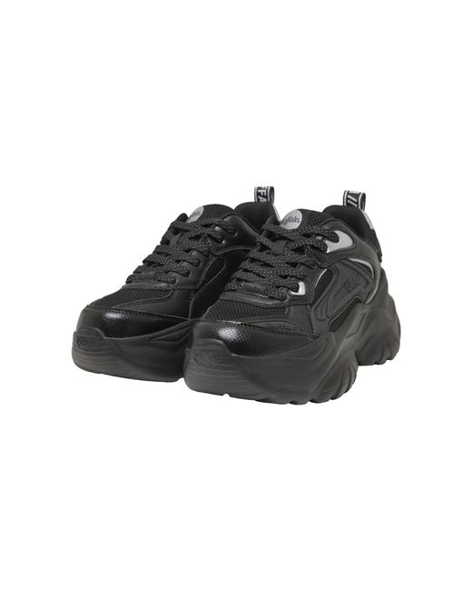 Buffalo Black Sneaker Bliss