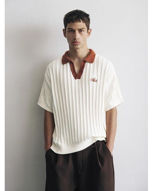 Pull&Bear Pullover in White für Herren