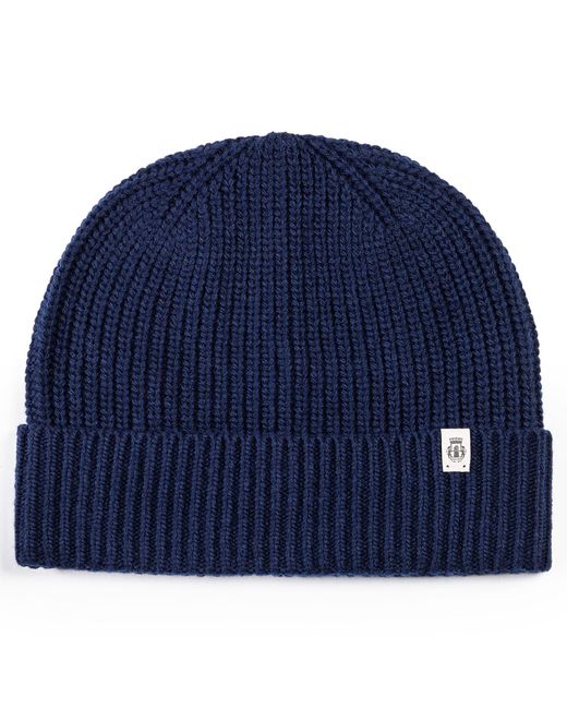 Roeckl Mütze Klassische Strickmütze in Blue für Herren