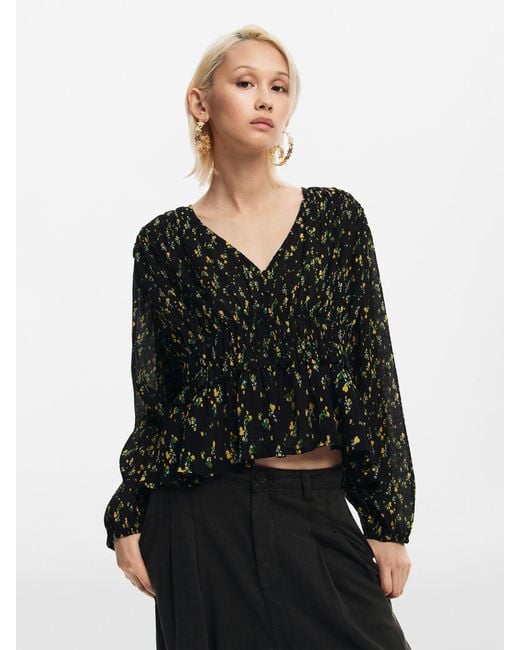 Desigual Black Bluse