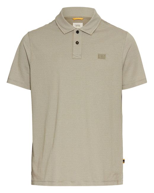 Camel Active Kurzarm Poloshirt Aus Reiner Baumwolle in Natural für Herren