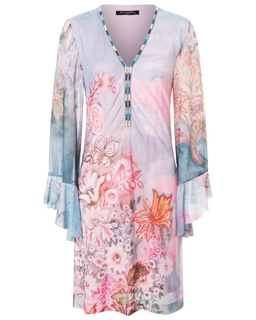 Ana Alcazar Pink Kleid Derin