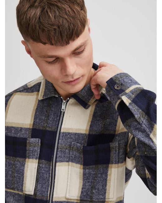 Solid Übergangsjacke Gideon in Blue für Herren