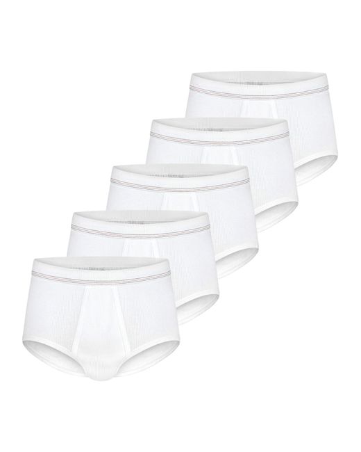 Conta Slip Doppelripp in White für Herren