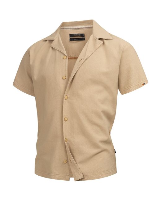 INDICODE Hemd Rycroft in Natural für Herren
