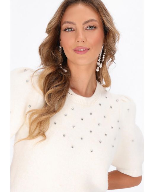 faina White Pullover
