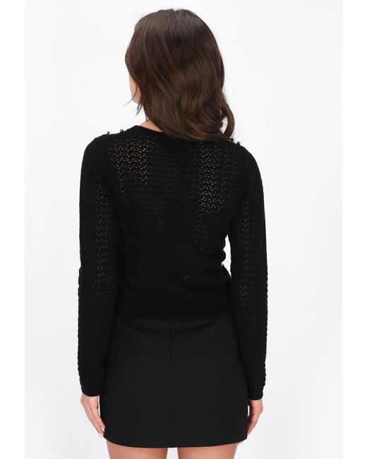 faina Black Pullover Festive