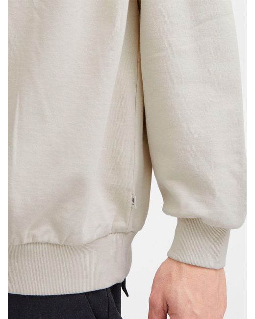 Solid Sweatshirt Ilham in White für Herren