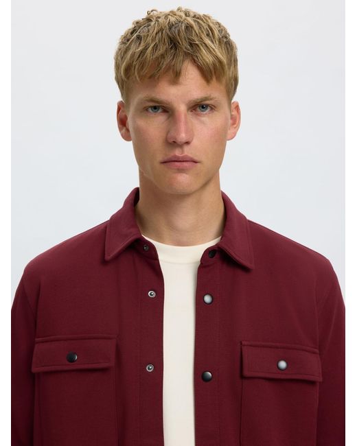 SELECTED Hemd in Red für Herren