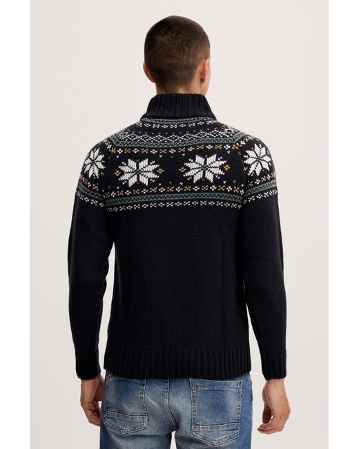11 Project Pullover Tim in Black für Herren