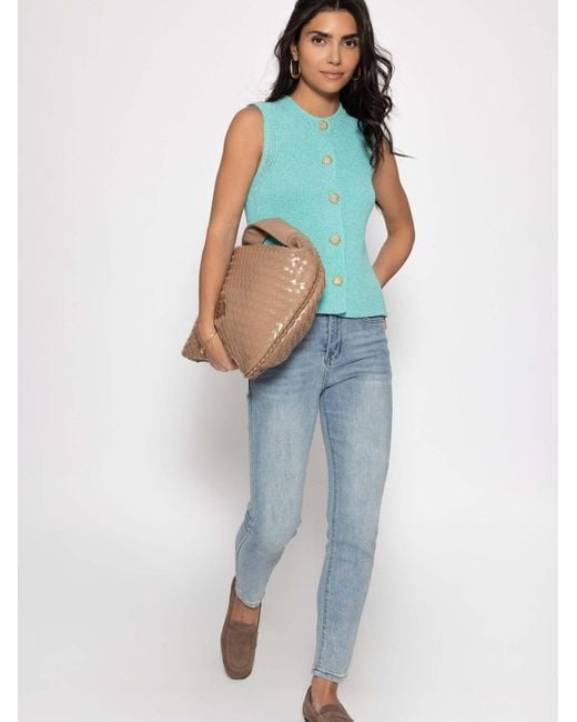 SassyClassy Green Strickweste