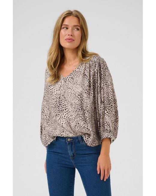 Kaffe Gray Bluse Kadebra