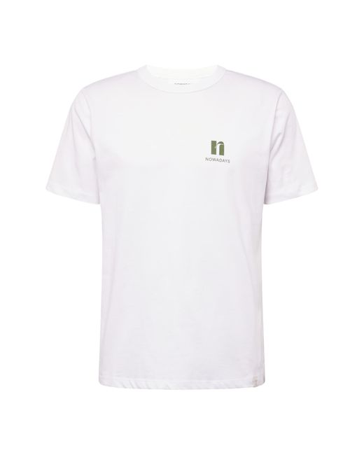NOWADAYS T-shirt 'trÉs bien' in White für Herren