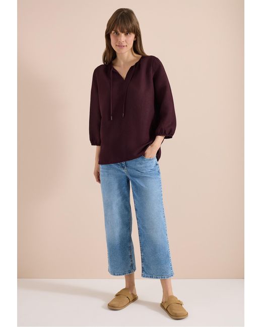 Cecil Purple Bluse