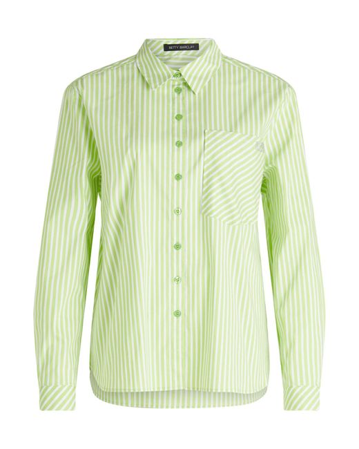 Betty Barclay Green Hemdbluse Mit Kragen