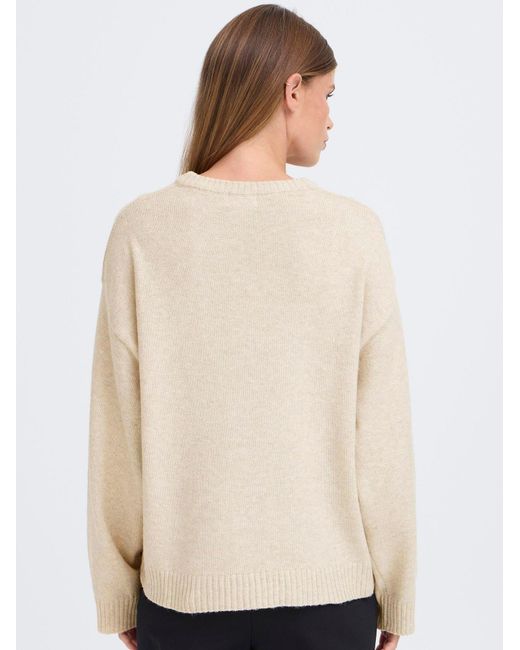 Oxmo White Strickpullover Oxicomos