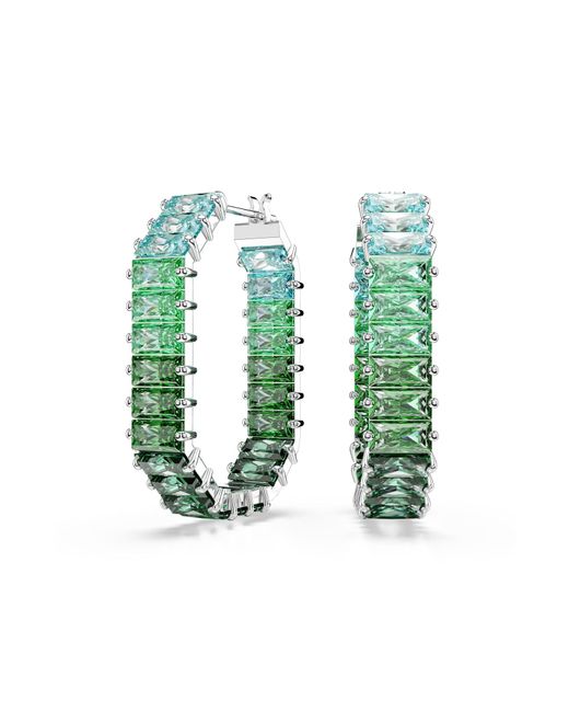 Swarovski Green Ohrringe Matrix