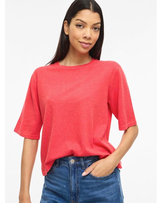 Vila Red Pullover Vimalu