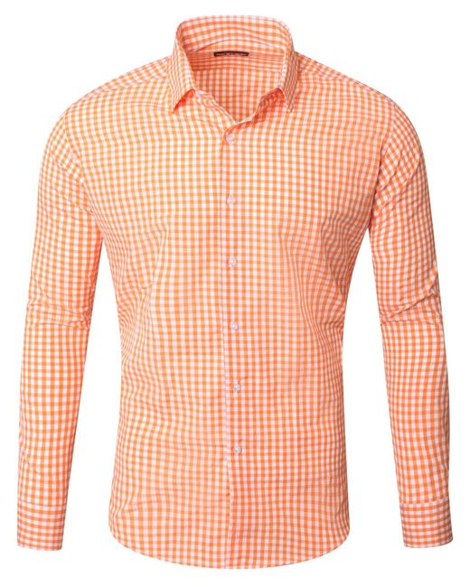 Reslad Hemd Rs7007 in Orange für Herren