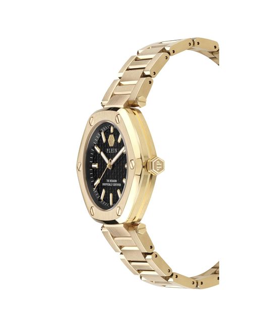 Philipp Plein Metallic The Hexagon Damenuhr Pw1Ba0623
