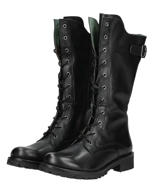 Felmini Black Schnürstiefel Caster E331