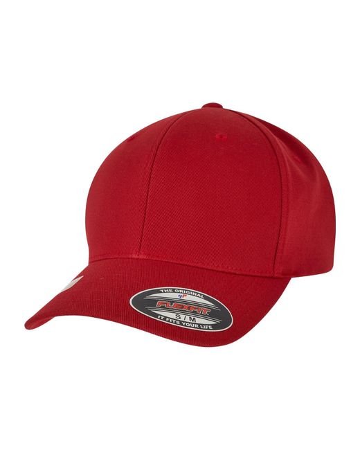 Flexfit Cap in Red für Herren