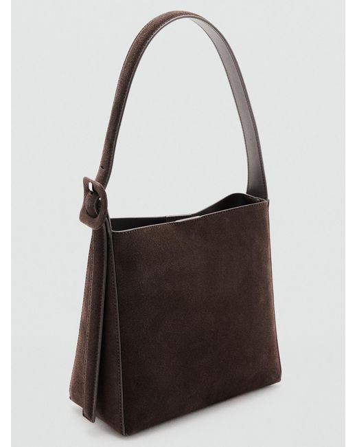 Mango Brown Schultertasche Igor