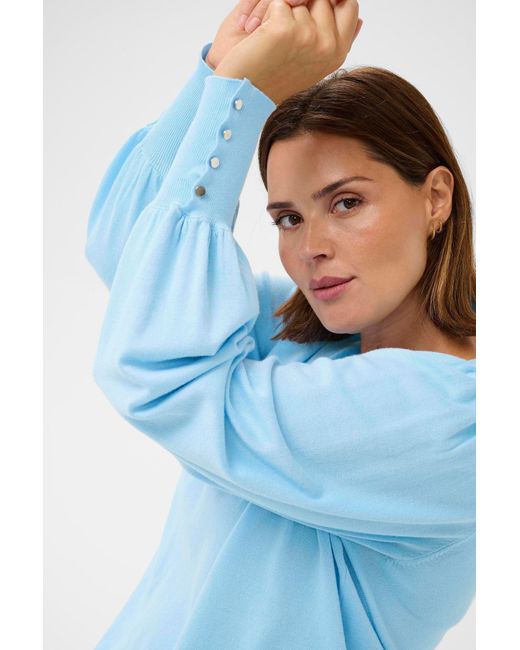 Kaffe Blue Pullover Kclizzy