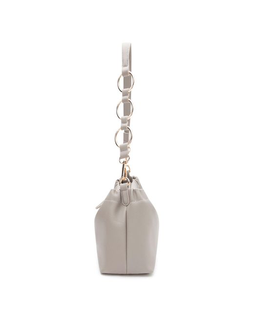 L. CREDI Gray Schultertasche