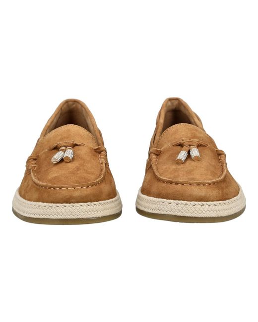Gabor Brown Leder Slipper