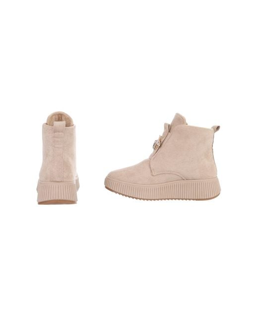 Ital-Design Natural Stiefelette
