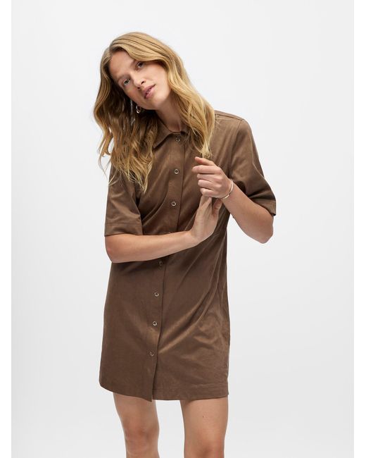Object Brown Kleid