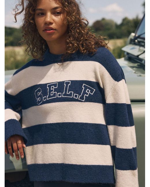 Self Blue Pullover